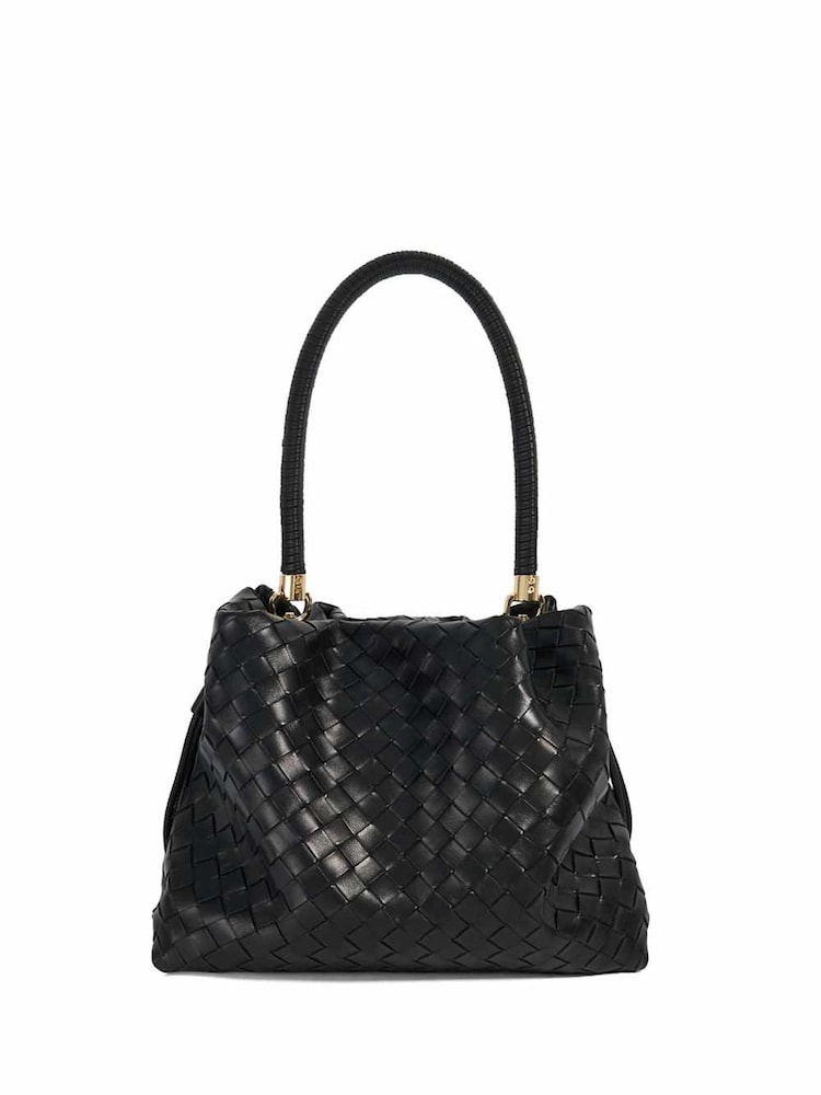 Dune London Black Primrose Large Drawstring Bag - Image 2 of 7