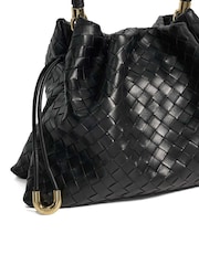 Dune London Black Primrose Large Drawstring Bag - Image 4 of 7