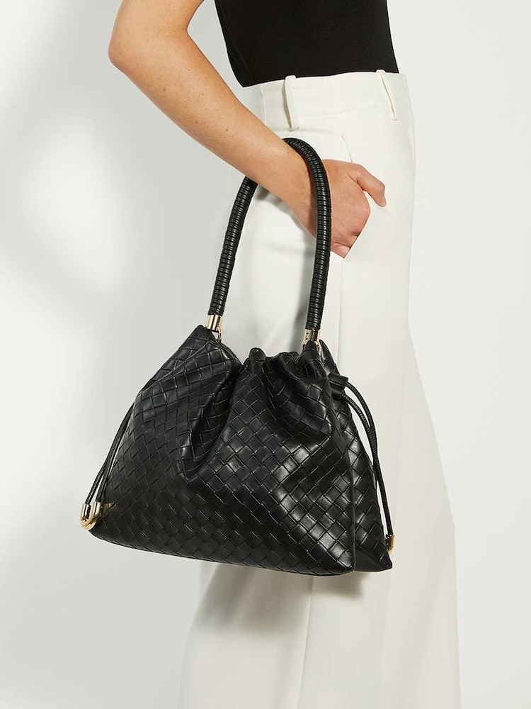 Dune London Black Primrose Large Drawstring Bag - Image 7 of 7