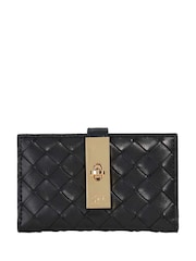Dune London Black Medium Kassia Leather Quilted Wallet - Image 1 of 4