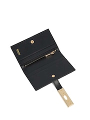 Dune London Black Medium Kassia Leather Quilted Wallet - Image 4 of 4