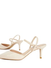 Dune London Cream Standard Fit Classical Elasticated Open Court Shoes - Image 6 of 6