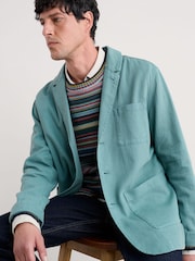 Seasalt Cornwall Blue Mens Tollgate Jacket - Image 1 of 5