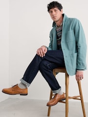 Seasalt Cornwall Blue Mens Tollgate Jacket - Image 2 of 5
