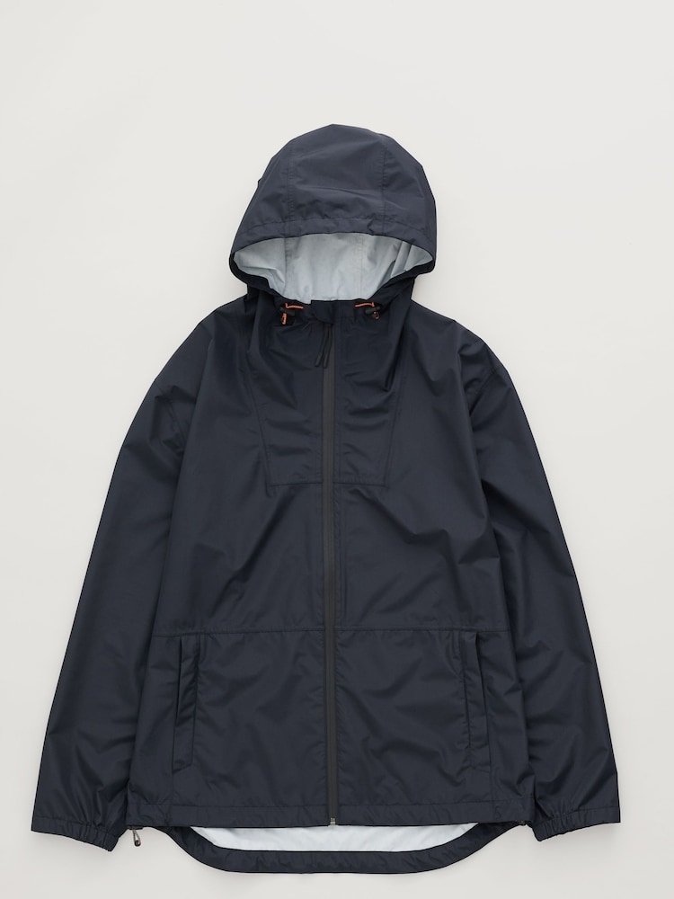 Seasalt Cornwall Blue Mens Sailing Time Lightweight Waterproof Jacket - Image 4 of 4