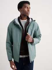 Seasalt Cornwall Green Mens Sailing Time Lightweight Waterproof Jacket - Image 1 of 5