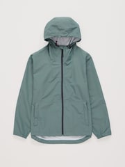 Seasalt Cornwall Green Mens Sailing Time Lightweight Waterproof Jacket - Image 4 of 5