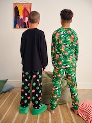 Green/Black Minecraft License Jogger Pyjamas 2 Pack (5-16yrs) - Image 3 of 11