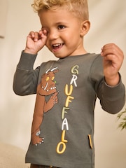 Charcoal Grey/Brown Gruffalo Single License Snuggle Pyjamas (9mths-9yrs) - Image 2 of 8