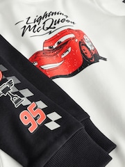 Cream/Black Cars Single License Pyjamas (9mths-8yrs) - Image 8 of 8