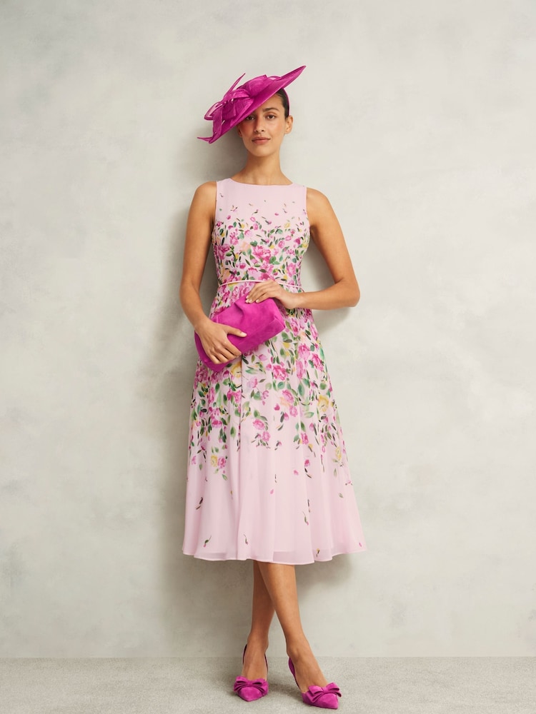 Hobbs Pink Clifton Clutch Bag - Image 2 of 3