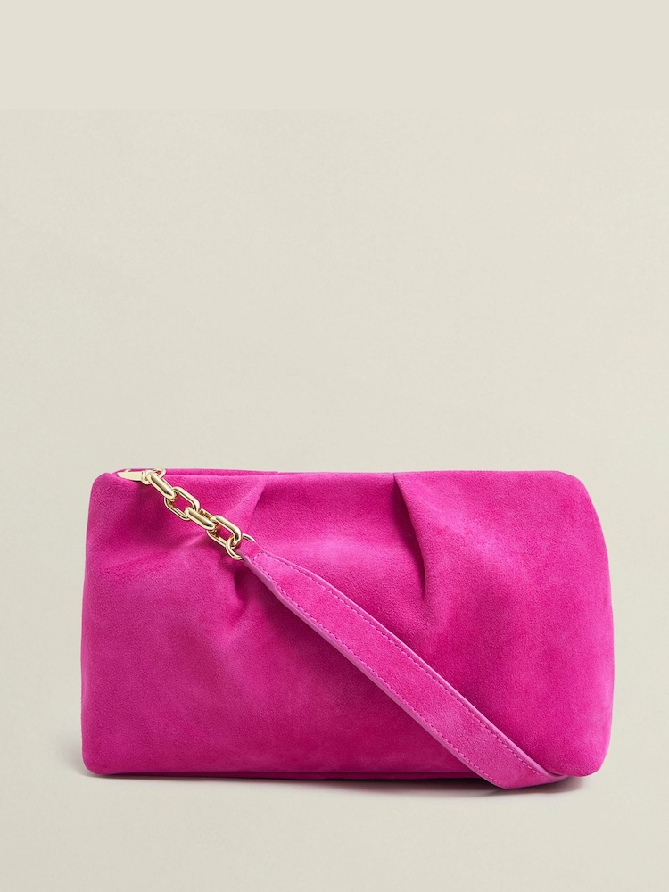 Hobbs Pink Clifton Clutch Bag - Image 3 of 3