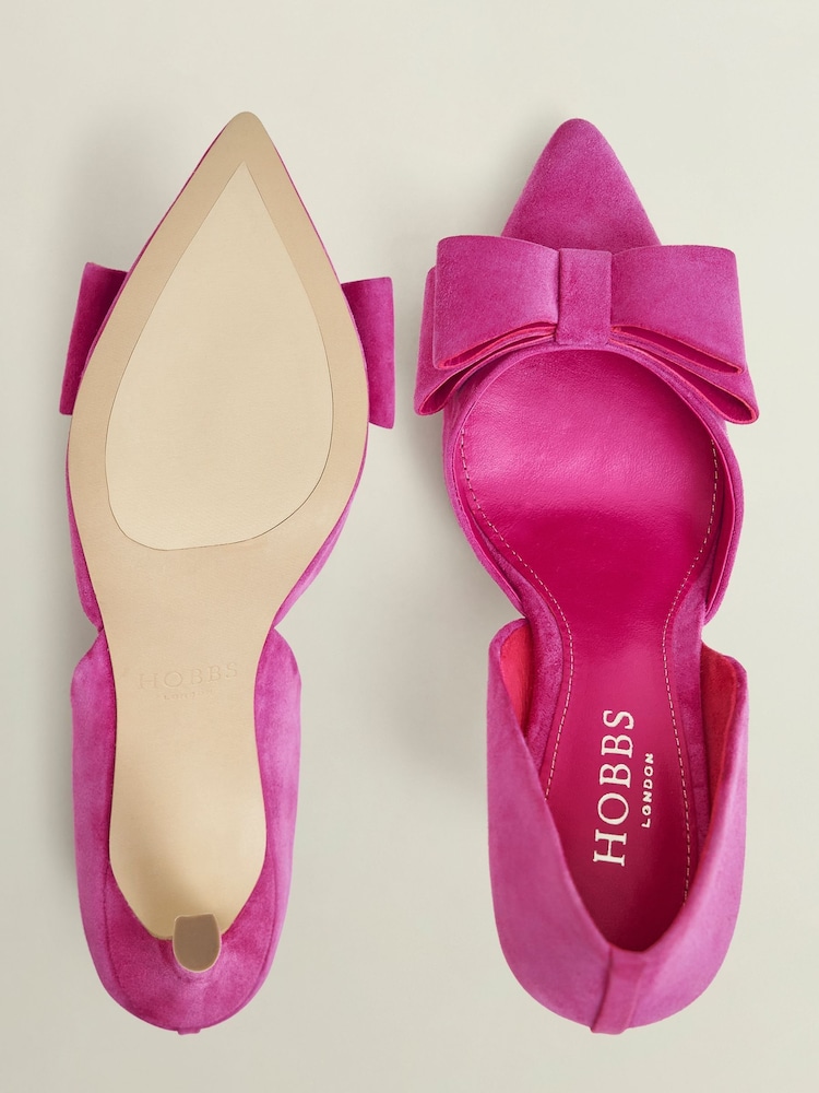 Hobbs Pink Elva Bow Courts - Image 5 of 5