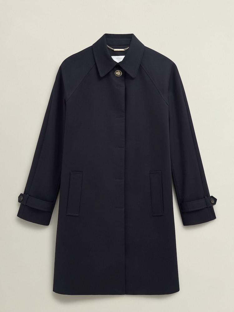 Hobbs Blue Vivienne Trench Jacket - Image 5 of 5
