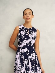 Hobbs Blue Angelicas Dress - Image 2 of 2
