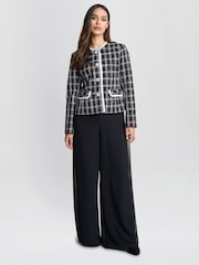 FitFlop Zoey Tweed Black Jacket - Image 1 of 6