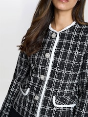 FitFlop Zoey Tweed Black Jacket - Image 4 of 6