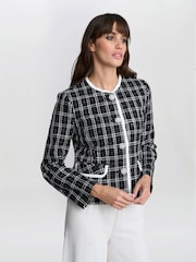 FitFlop Zoey Tweed Black Jacket - Image 5 of 6