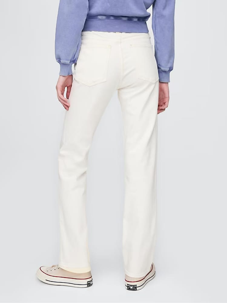 Off White - Gap 90s straight jeans met hoge taille - Image 6 of 10