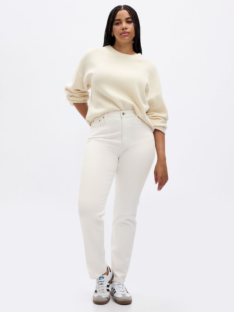 Off White - Gap 90s straight jeans met hoge taille - Image 8 of 10
