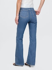 Gap Blue High Waisted 70s Flare Jeans - Image 2 of 7