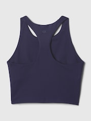 Gap Navy Blue Cropped Sports Bra Tank Top - Image 5 of 5