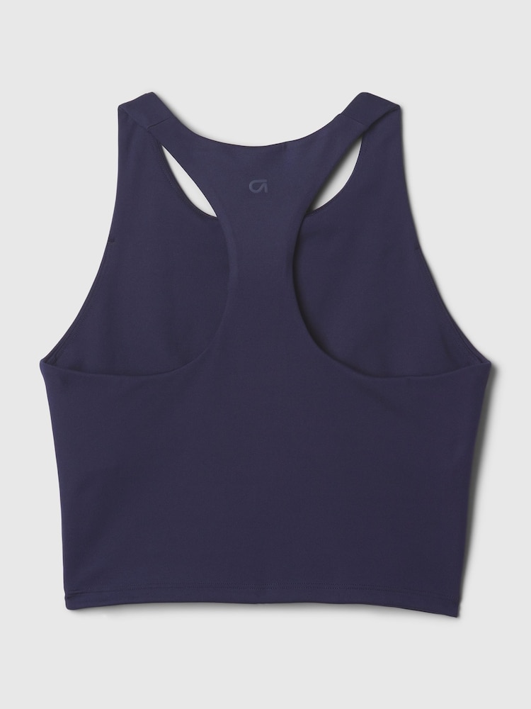 Gap Navy Blue Cropped Sports Bra Tank Top - Image 5 of 5