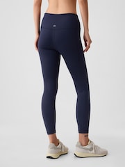 Donkerblauw - Gap Power stretch legging met rimpeling en hoge taille - Image 2 of 4