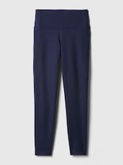 Donkerblauw - Gap Power stretch legging met rimpeling en hoge taille - Image 4 of 4