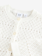 Bela - Gap Pointelle Crochet pletena jopa (4-13let) - Slika 6 iz 7