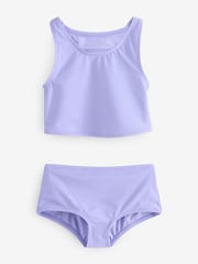 Gap Purple Cutout Tankini Swim Two-Piece (4-13yrs) - Image 1 of 4