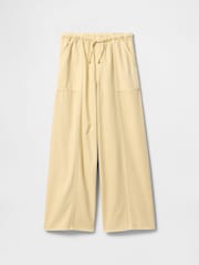 Gap Butter Yellow Twill Easy Baggy Trousers - Image 4 of 5