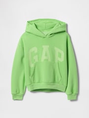 Gap Green Logo Vintage Fleece-Lined Hoodie (4-13yrs) - Image 4 of 5