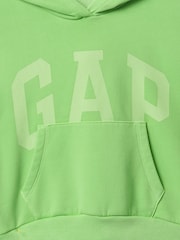 Gap Green Logo Vintage Fleece-Lined Hoodie (4-13yrs) - Image 5 of 5