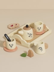 Le Toy Van Wooden Tea Set and Tray - Image 1 of 4