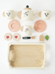 Le Toy Van Wooden Tea Set and Tray - Image 4 of 4
