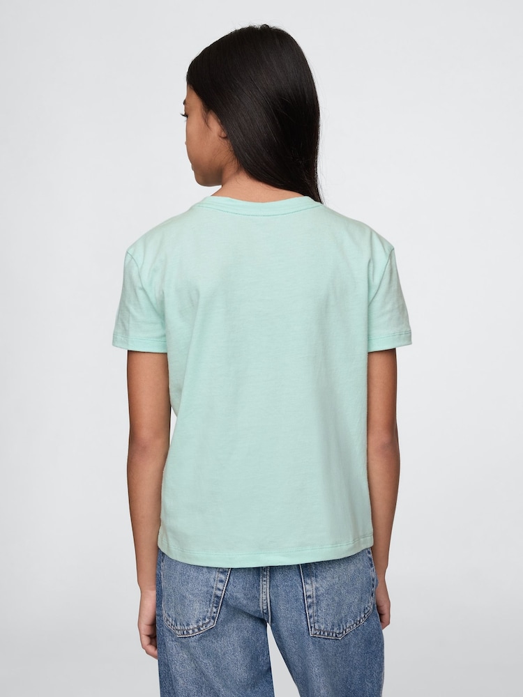 Gap Green Sushi Cotton Short Sleeve Crew Neck Graphic T-Shirt (4-13yrs) - Image 2 of 4 Gap Green Sushi Cotton Short Sleeve Crew Neck Graphic T-Shirt (4-13yrs) - Image 2 of 4