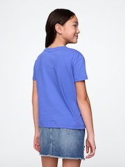 Gap Blue Guitar Cotton Short Sleeve Crew Neck Graphic T-Shirt (4-13yrs) - Image 2 of 4