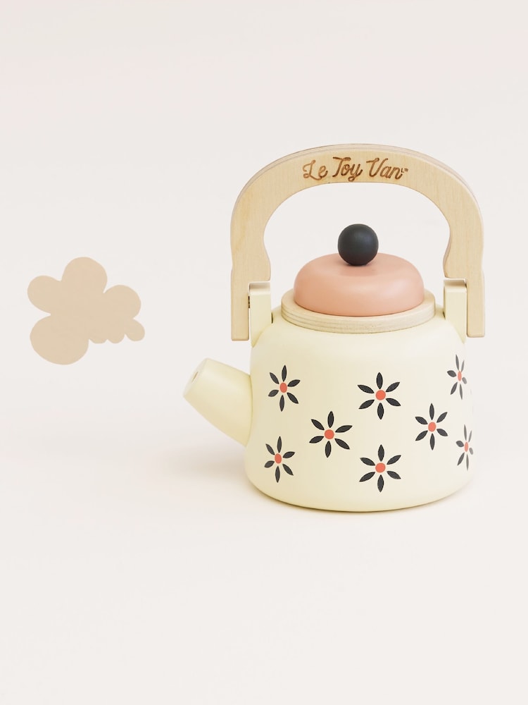 Le Toy Van Vintage Wooden Kettle - Image 4 of 4
