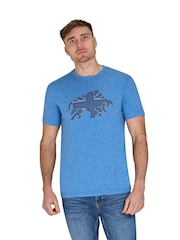 Raging Bull Blue Union Jack T-Shirt - Image 1 of 5