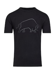 Raging Bull Highbuild 100% Cotton Black T-Shirt - Image 4 of 5
