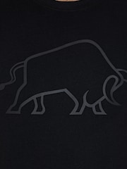 Raging Bull Highbuild 100% Cotton Black T-Shirt - Image 5 of 5