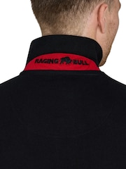 Raging Bull Classic 100% Cotton Crest Black Polo Shirt - Image 6 of 7