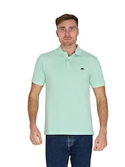 Raging Bull Green Classic 100% Cotton Polo Shirt - صورة 1 من 5