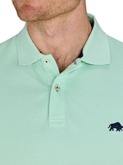 Raging Bull Green Classic 100% Cotton Polo Shirt - صورة 3 من 5