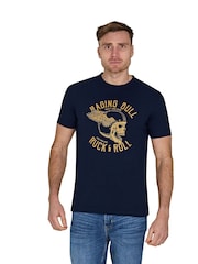Raging Bull Blue Ruck & Roll 100% Cotton T-Shirt - Image 1 of 5