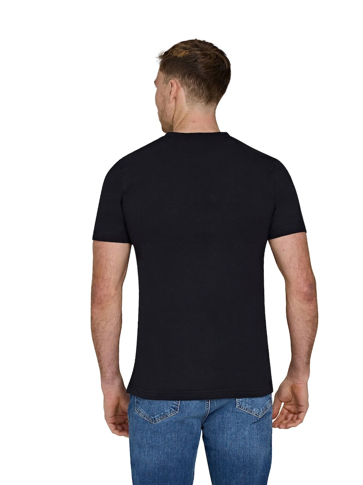 Raging Bull Slash Black 100% Cotton T-Shirt - Image 2 of 5