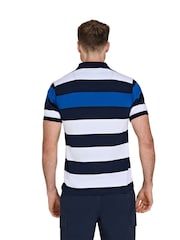Raging Bull Sininen Classic Jersey Contrast Panel Pikeepadat - Kuva 2 / 6