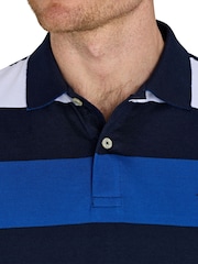 Raging Bull Sininen Classic Jersey Contrast Panel Pikeepadat - Kuva 3 / 6