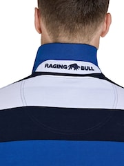 Raging Bull Sininen Classic Jersey Contrast Panel Pikeepadat - Kuva 4 / 6